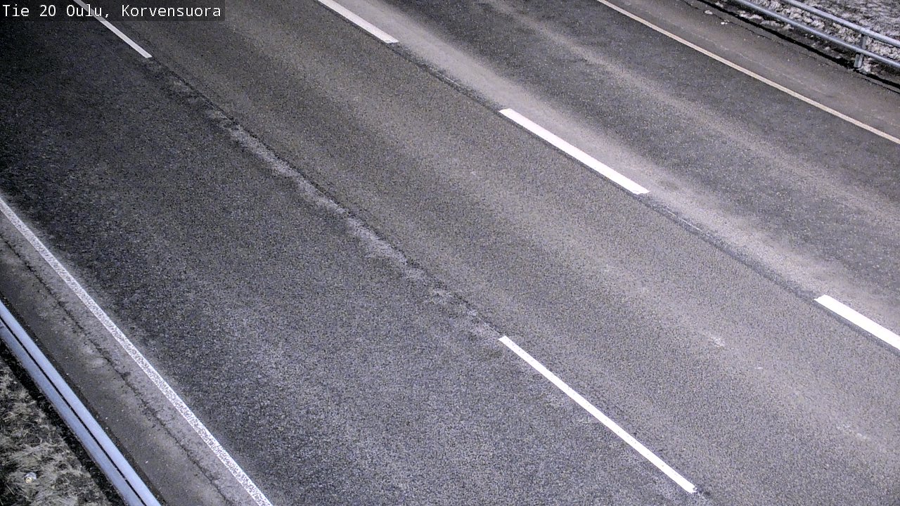 Weather Camera Image Väg 20 Uleåborg Korvensuora, Oulu, Pohjois-Pohjanmaa