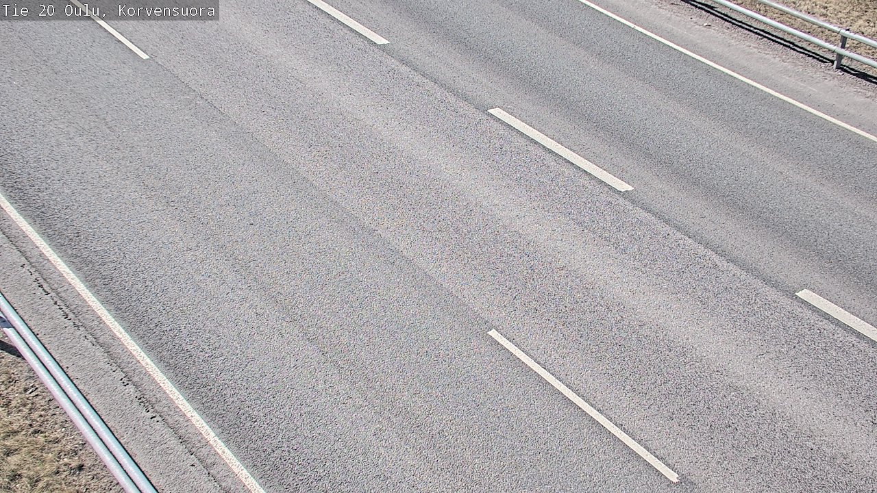 Weather Camera Image Road 20 Oulu Korvensuora, Oulu, Pohjois-Pohjanmaa