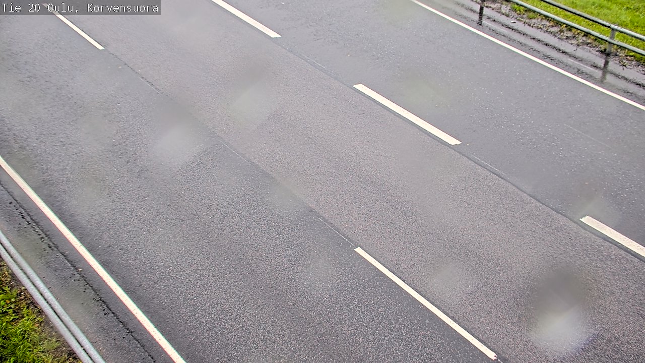Weather Camera Image Road 20 Oulu Korvensuora, Oulu, Pohjois-Pohjanmaa