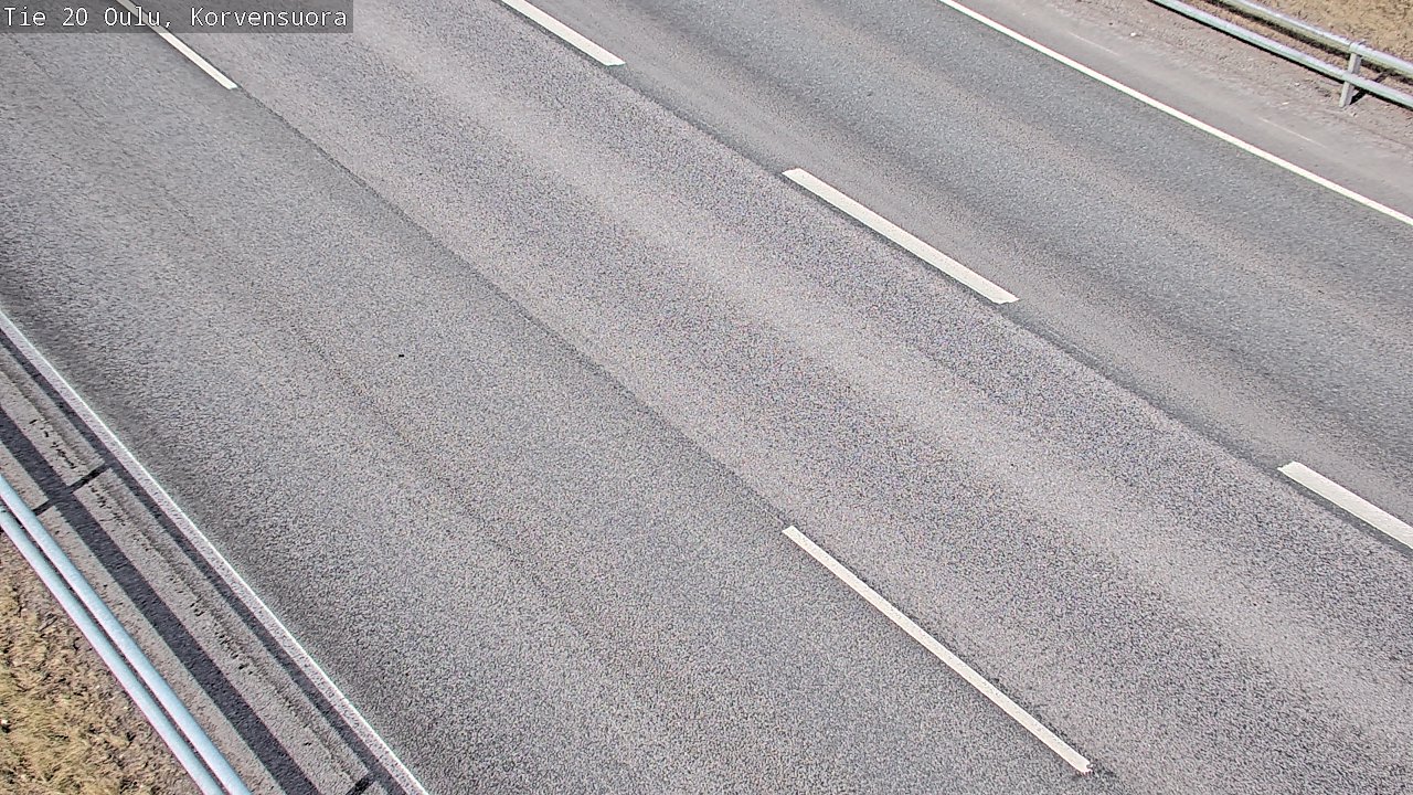 Weather Camera Image Road 20 Oulu Korvensuora, Oulu, Pohjois-Pohjanmaa