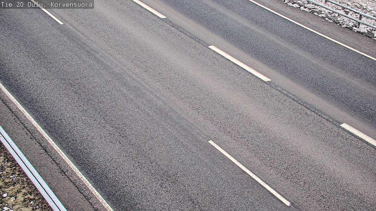 Weather Camera Image Road 20 Oulu Korvensuora, Oulu, Pohjois-Pohjanmaa