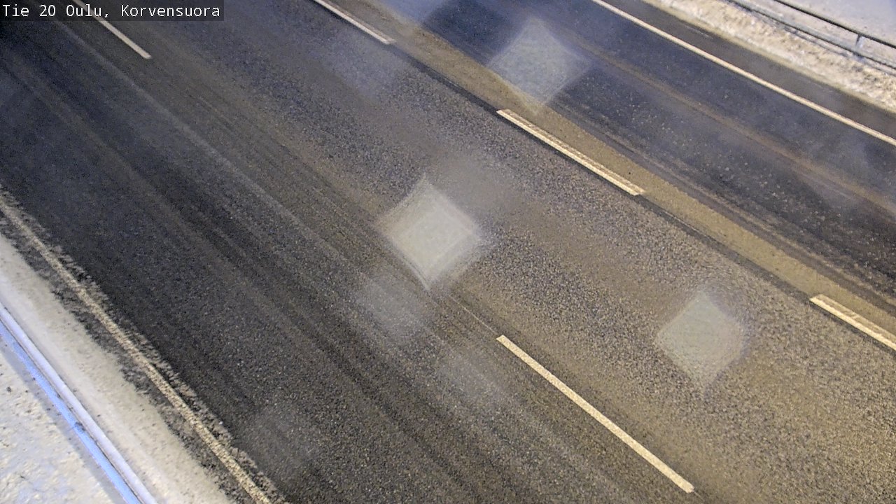Weather Camera Image Väg 20 Uleåborg Korvensuora, Oulu, Pohjois-Pohjanmaa