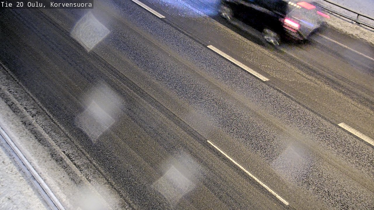 Weather Camera Image Väg 20 Uleåborg Korvensuora, Oulu, Pohjois-Pohjanmaa