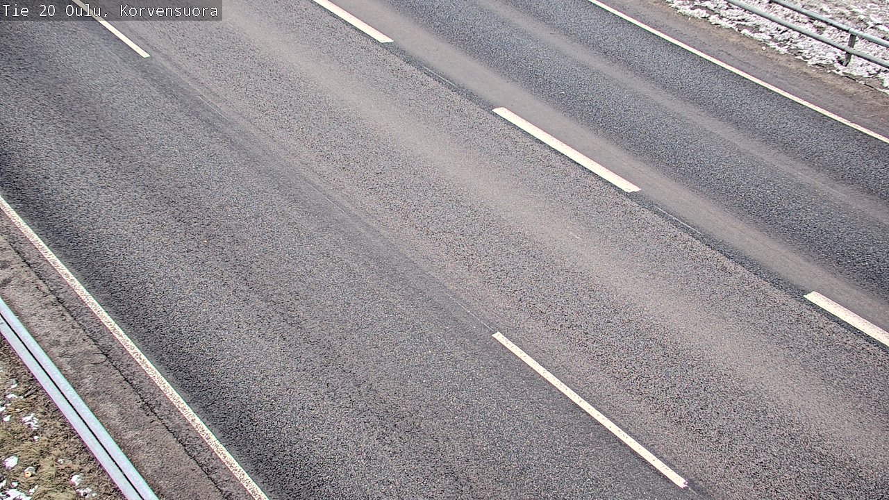 Kelikamerat Kuva Tie 20 Oulu Korvensuora, Oulu, Pohjois-Pohjanmaa