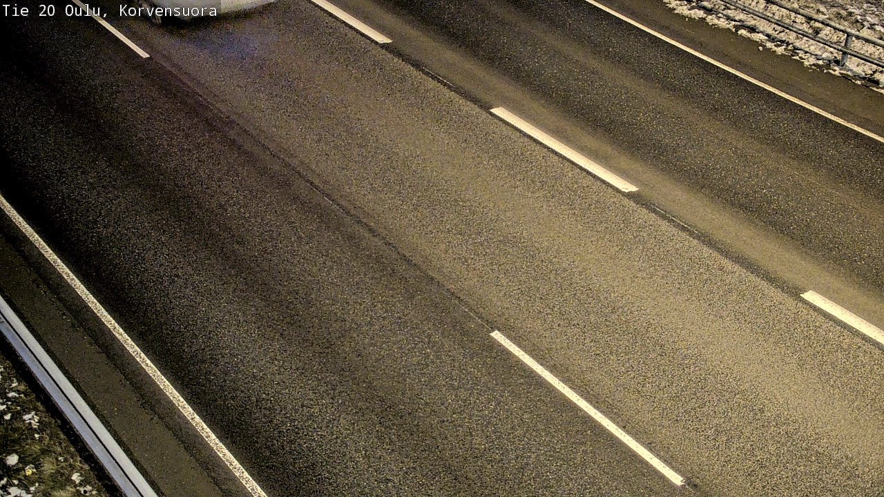 Kelikamerat Kuva Tie 20 Oulu Korvensuora, Oulu, Pohjois-Pohjanmaa