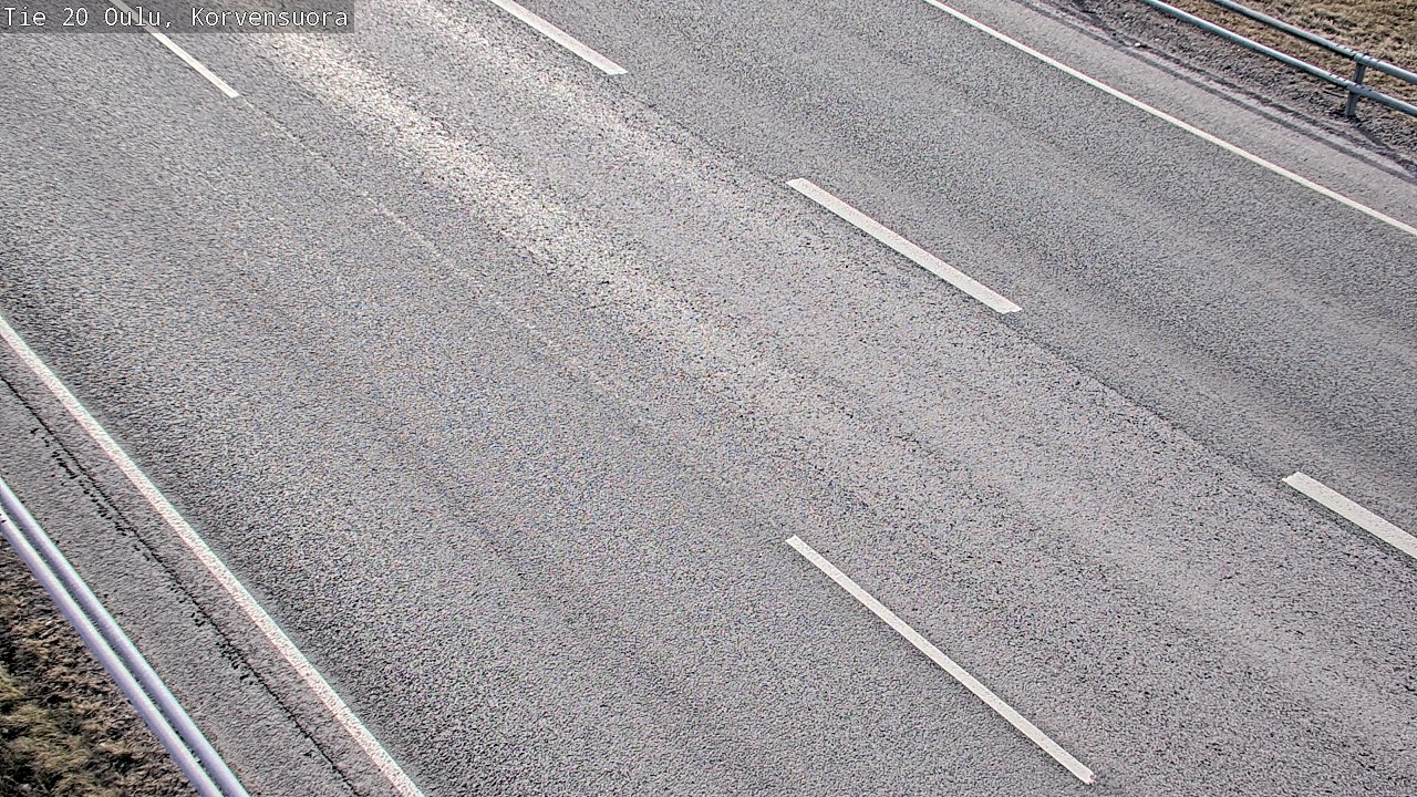 Weather Camera Image Road 20 Oulu Korvensuora, Oulu, Pohjois-Pohjanmaa
