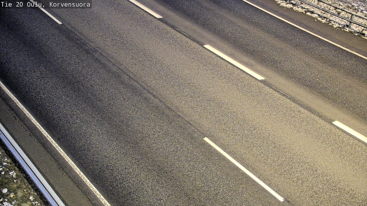 Kelikamerat Kuva Tie 20 Oulu Korvensuora, Oulu, Pohjois-Pohjanmaa