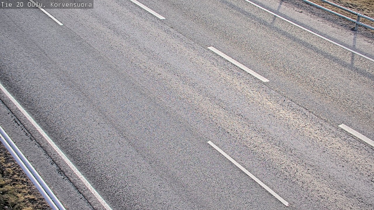 Weather Camera Image Road 20 Oulu Korvensuora, Oulu, Pohjois-Pohjanmaa