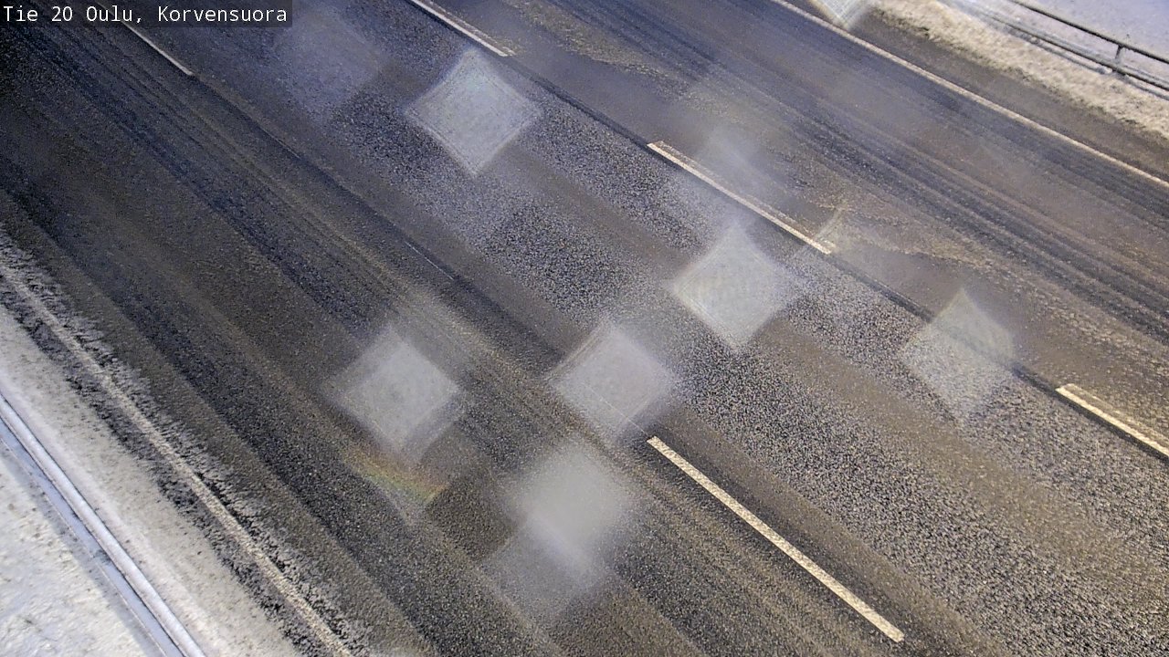 Weather Camera Image Väg 20 Uleåborg Korvensuora, Oulu, Pohjois-Pohjanmaa