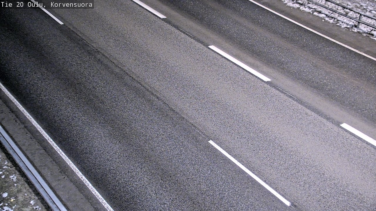 Kelikamerat Kuva Tie 20 Oulu Korvensuora, Oulu, Pohjois-Pohjanmaa