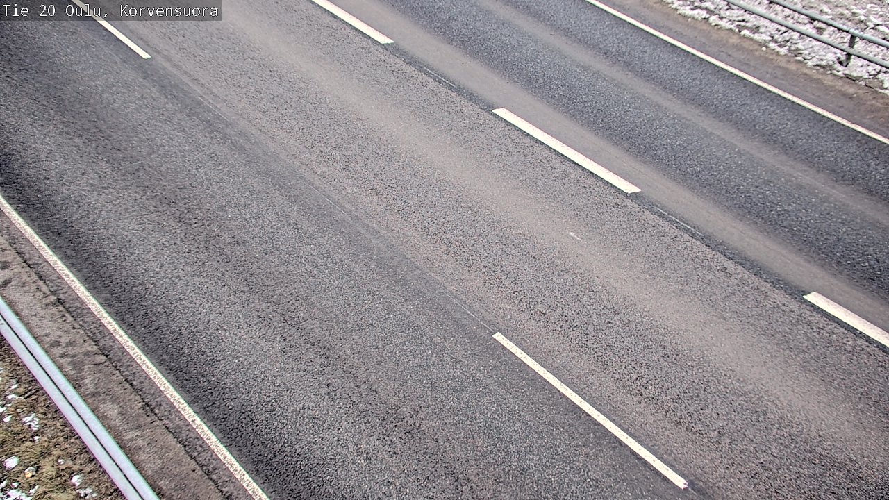 Kelikamerat Kuva Tie 20 Oulu Korvensuora, Oulu, Pohjois-Pohjanmaa