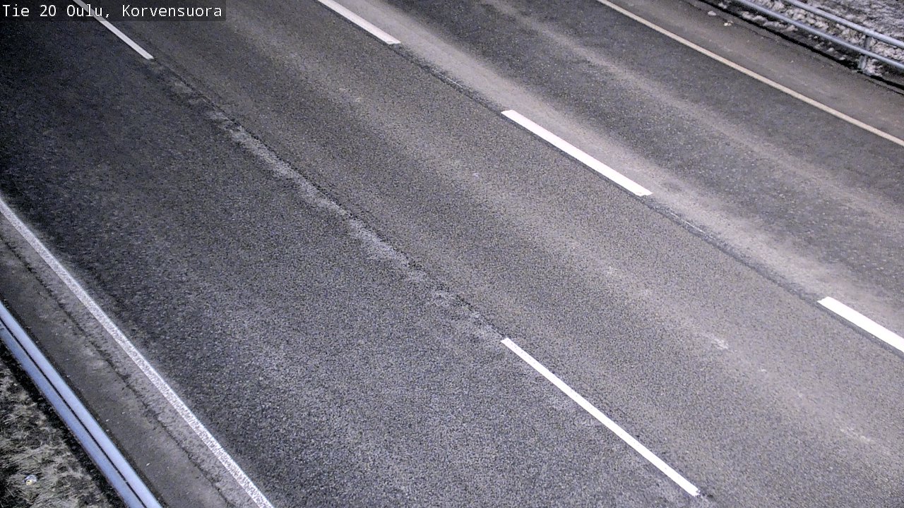 Weather Camera Image Väg 20 Uleåborg Korvensuora, Oulu, Pohjois-Pohjanmaa
