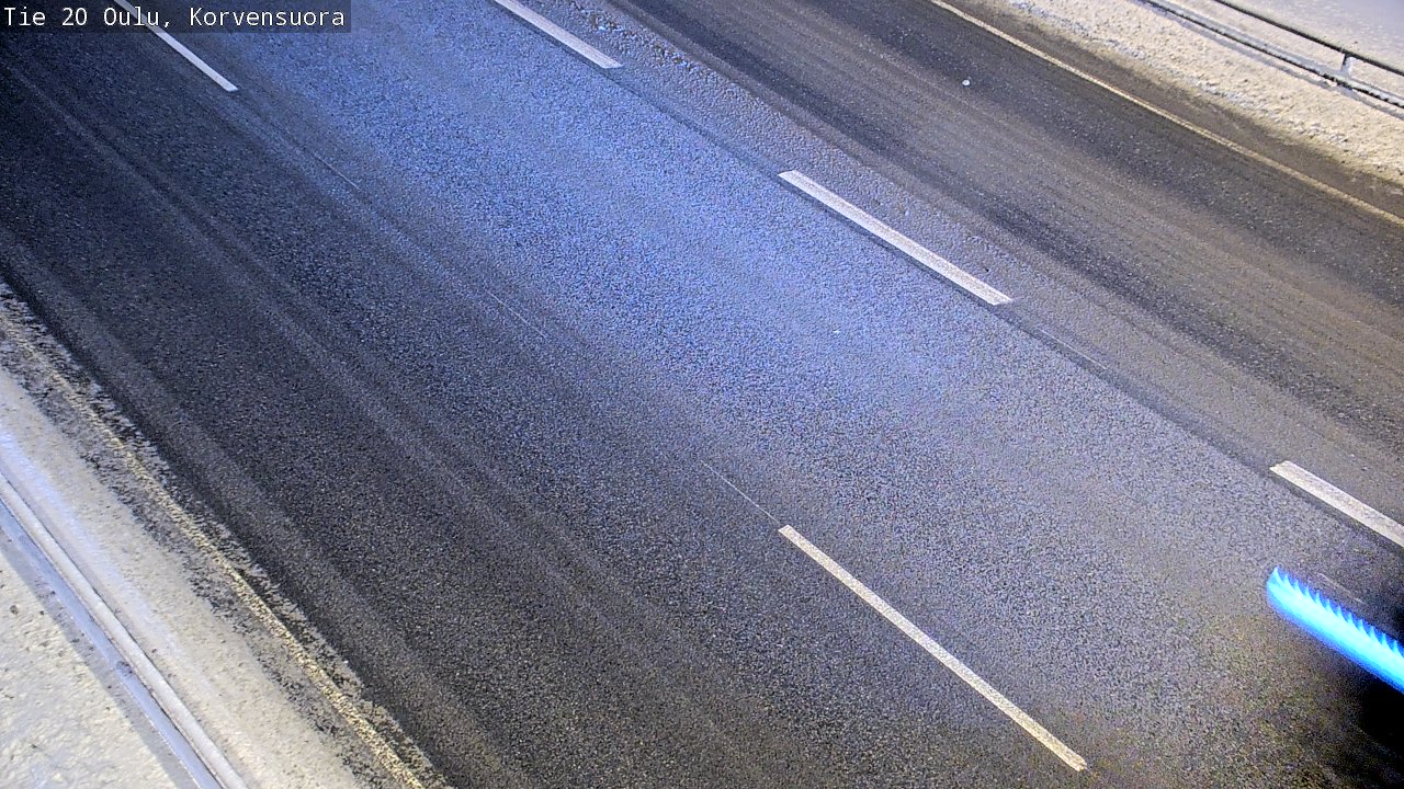 Weather Camera Image Väg 20 Uleåborg Korvensuora, Oulu, Pohjois-Pohjanmaa