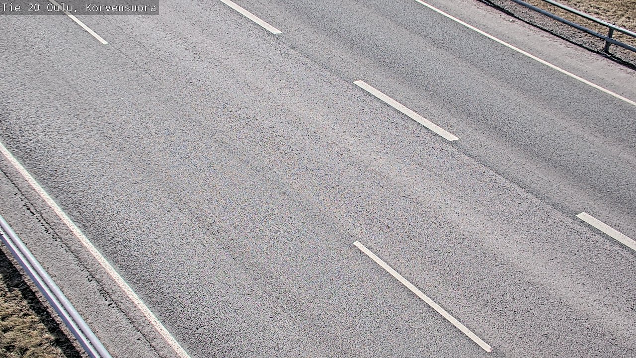 Weather Camera Image Road 20 Oulu Korvensuora, Oulu, Pohjois-Pohjanmaa