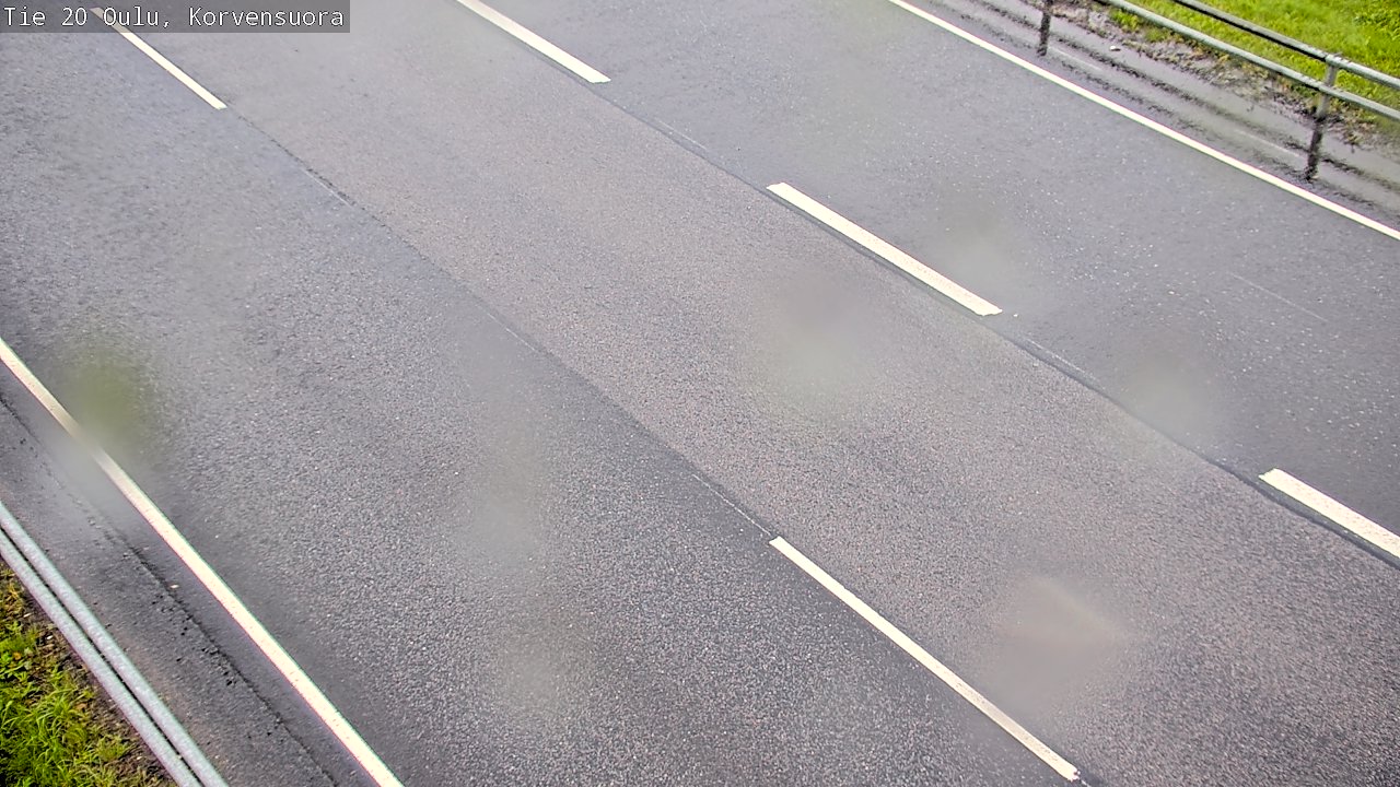 Weather Camera Image Road 20 Oulu Korvensuora, Oulu, Pohjois-Pohjanmaa