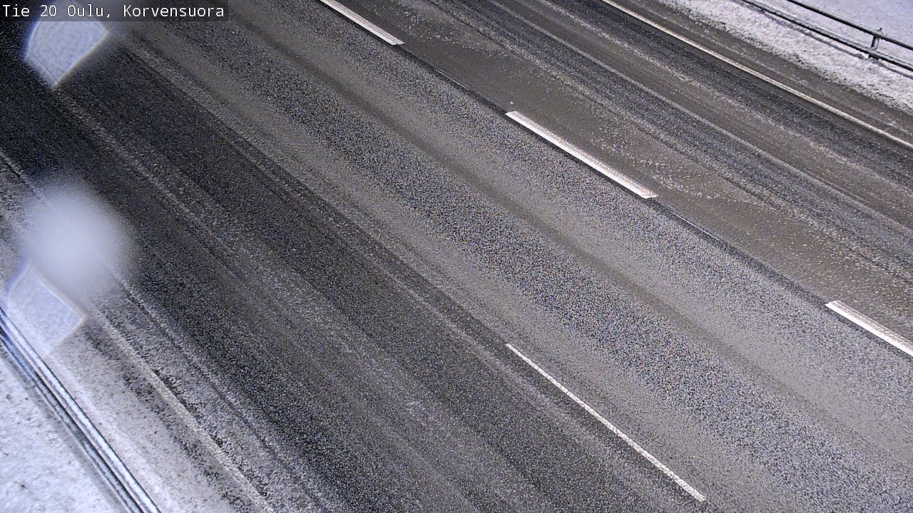 Weather Camera Image Väg 20 Uleåborg Korvensuora, Oulu, Pohjois-Pohjanmaa