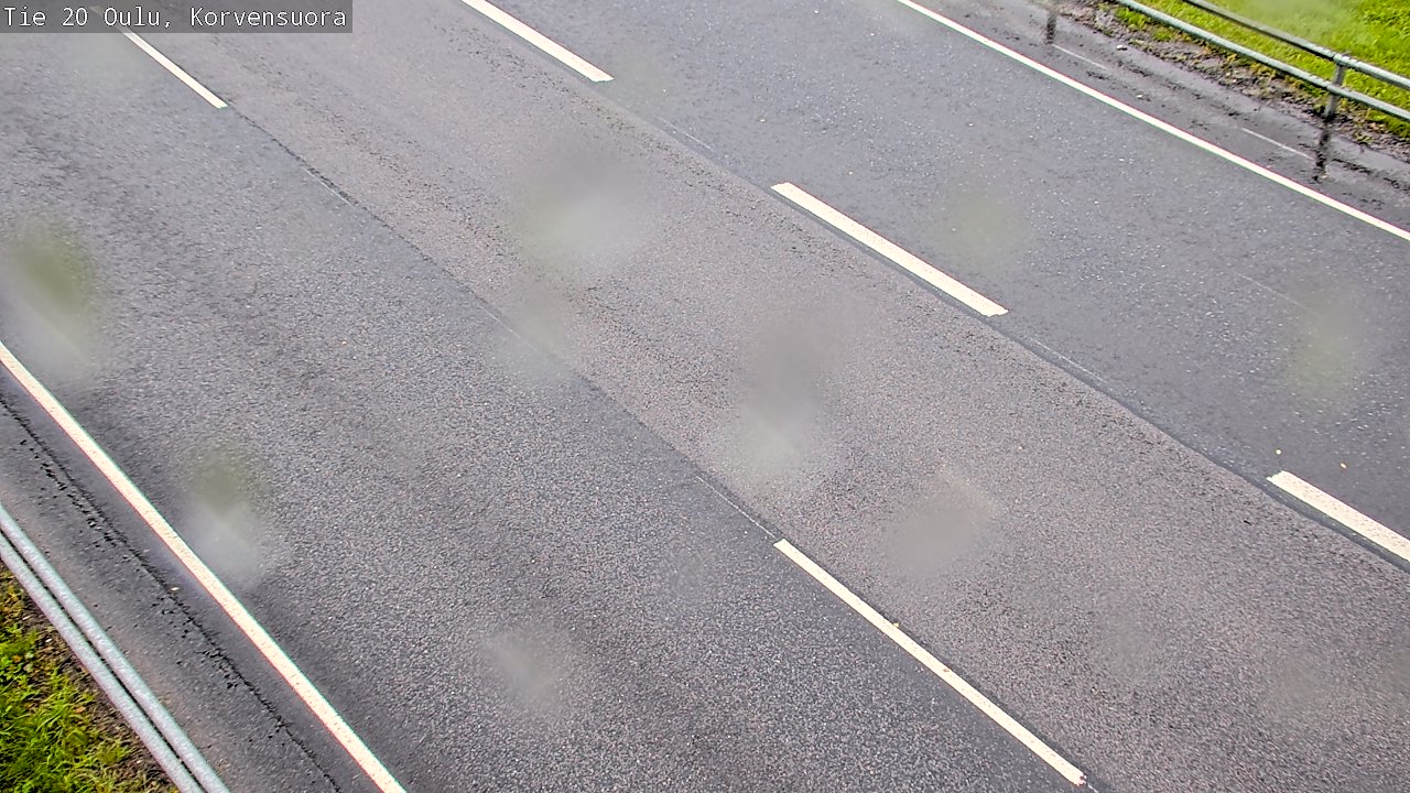 Weather Camera Image Road 20 Oulu Korvensuora, Oulu, Pohjois-Pohjanmaa