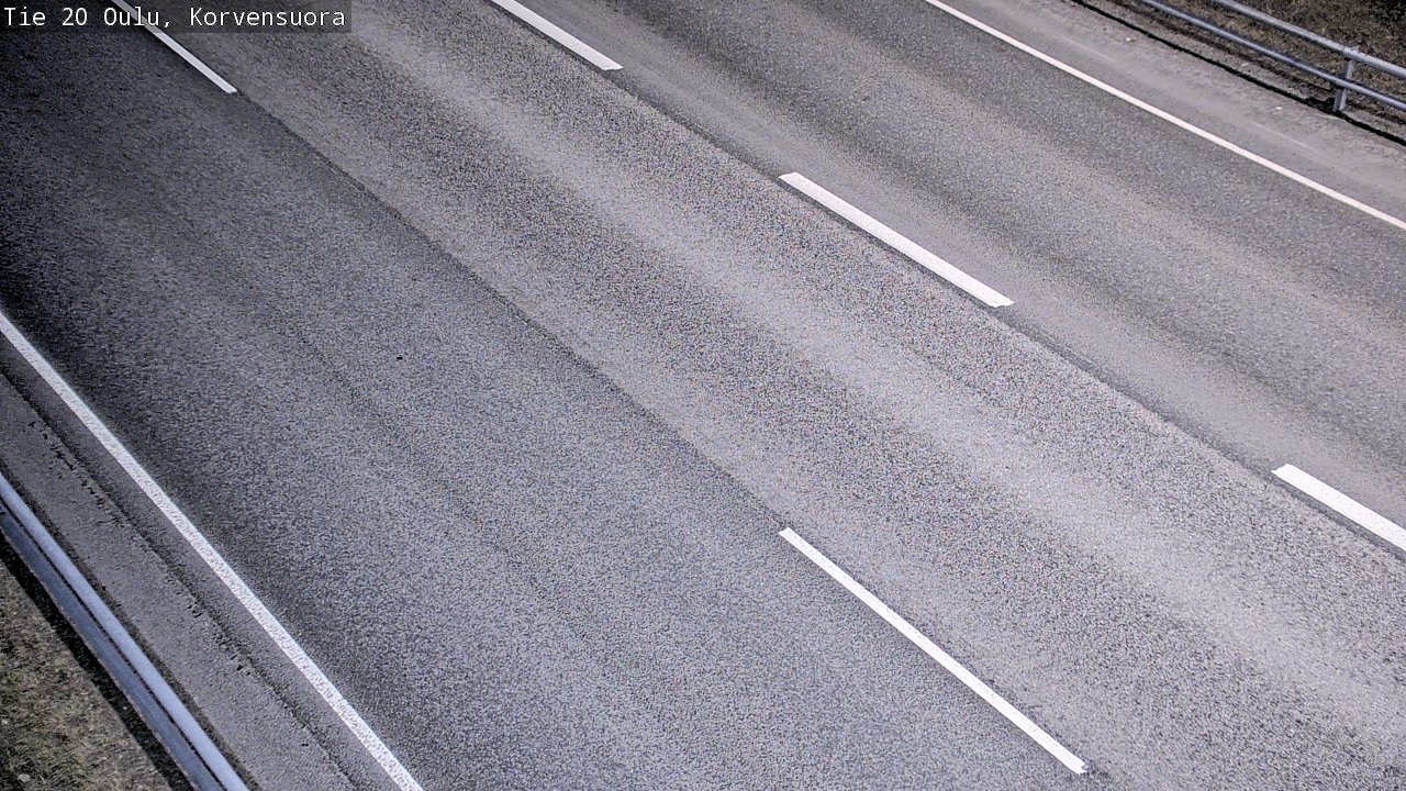 Weather Camera Image Road 20 Oulu Korvensuora, Oulu, Pohjois-Pohjanmaa