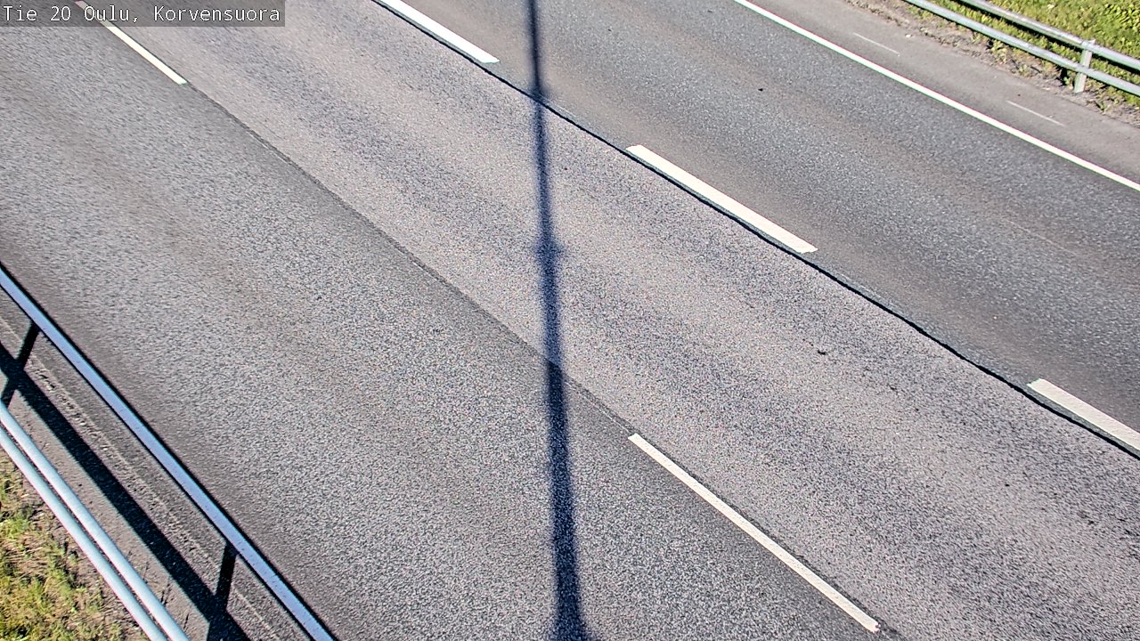 Kelikamerat Kuva Tie 20 Oulu Korvensuora, Oulu, Pohjois-Pohjanmaa