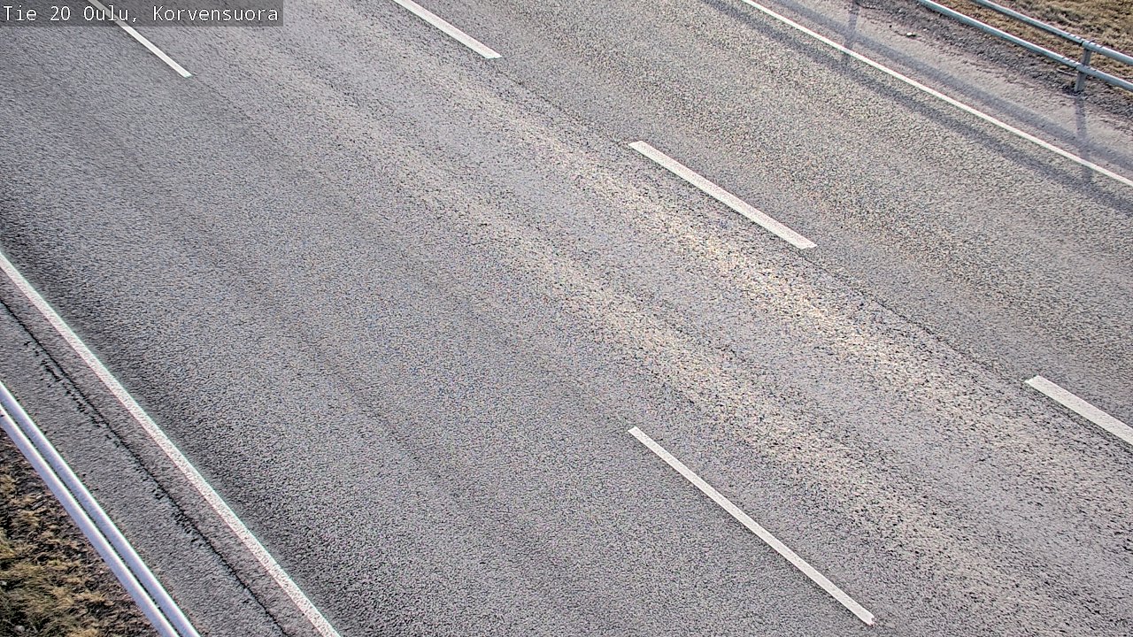 Weather Camera Image Road 20 Oulu Korvensuora, Oulu, Pohjois-Pohjanmaa