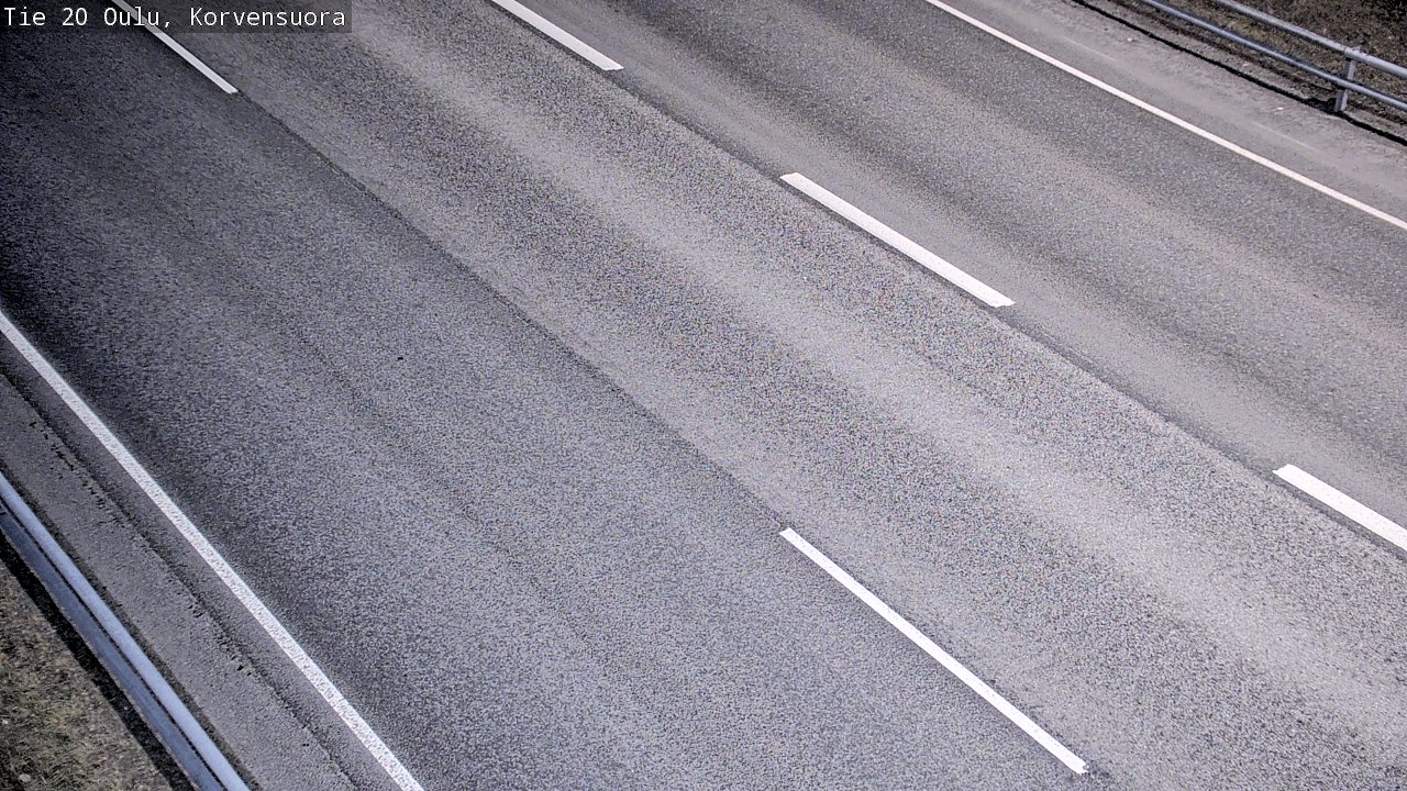 Weather Camera Image Road 20 Oulu Korvensuora, Oulu, Pohjois-Pohjanmaa
