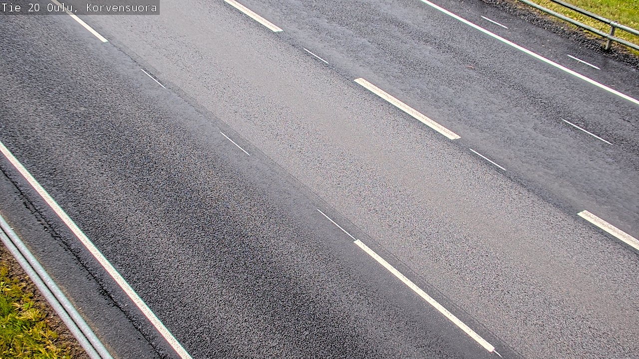 Weather Camera Image Road 20 Oulu Korvensuora, Oulu, Pohjois-Pohjanmaa