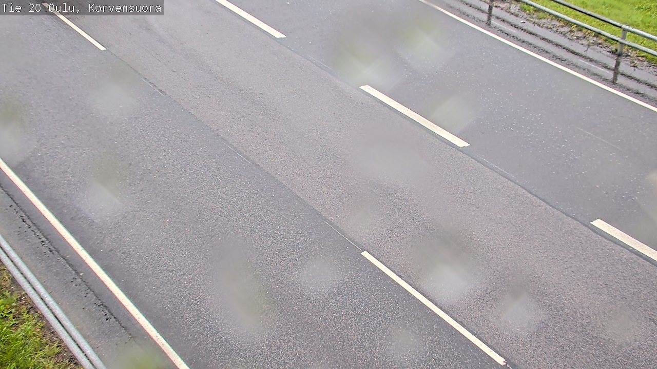 Weather Camera Image Road 20 Oulu Korvensuora, Oulu, Pohjois-Pohjanmaa