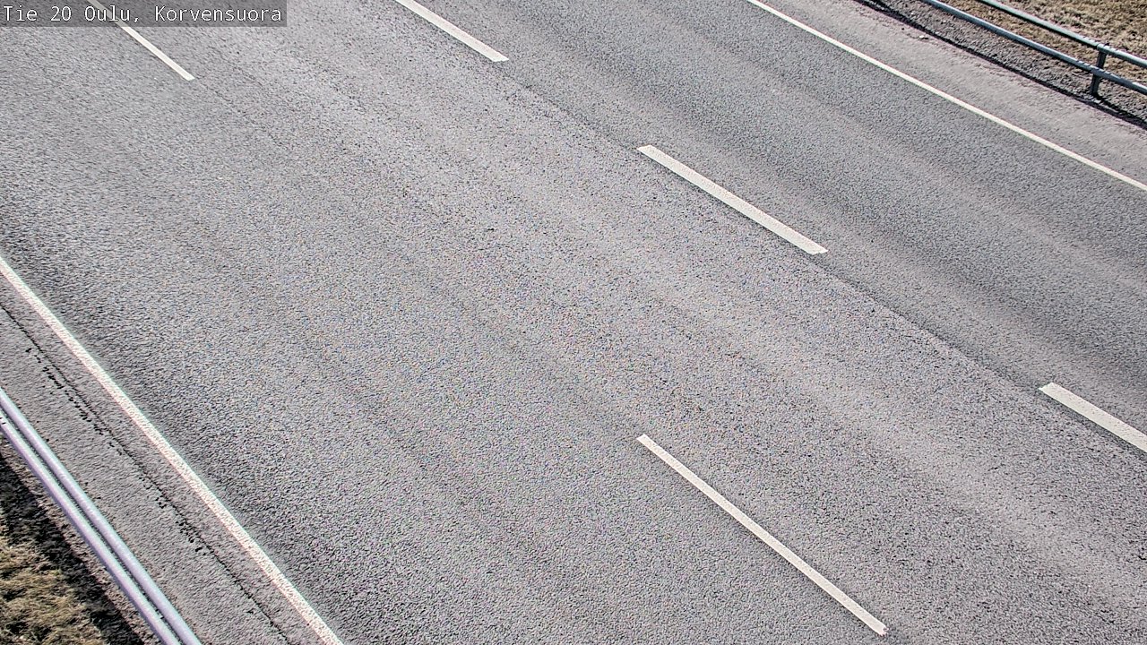 Weather Camera Image Road 20 Oulu Korvensuora, Oulu, Pohjois-Pohjanmaa