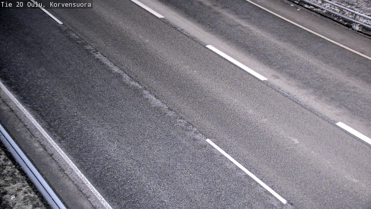 Weather Camera Image Väg 20 Uleåborg Korvensuora, Oulu, Pohjois-Pohjanmaa