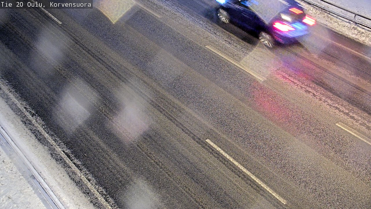 Weather Camera Image Väg 20 Uleåborg Korvensuora, Oulu, Pohjois-Pohjanmaa