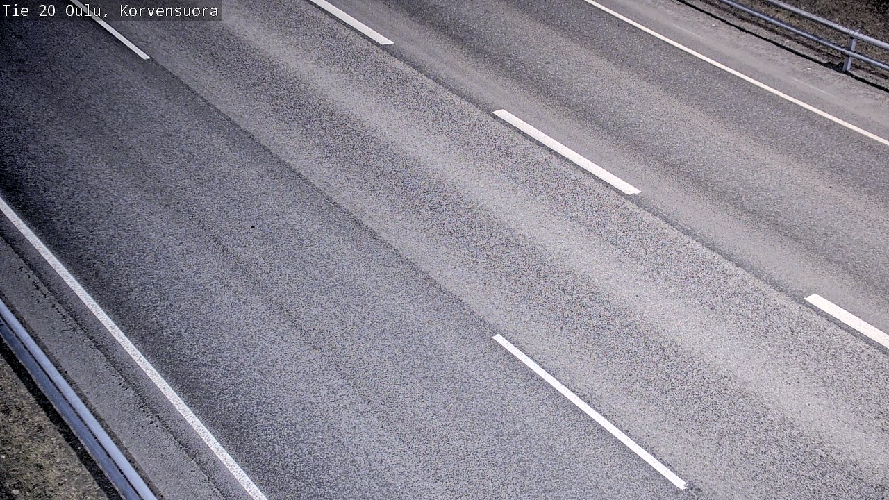 Weather Camera Image Road 20 Oulu Korvensuora, Oulu, Pohjois-Pohjanmaa