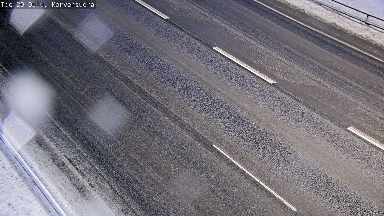 Weather Camera Image Väg 20 Uleåborg Korvensuora, Oulu, Pohjois-Pohjanmaa