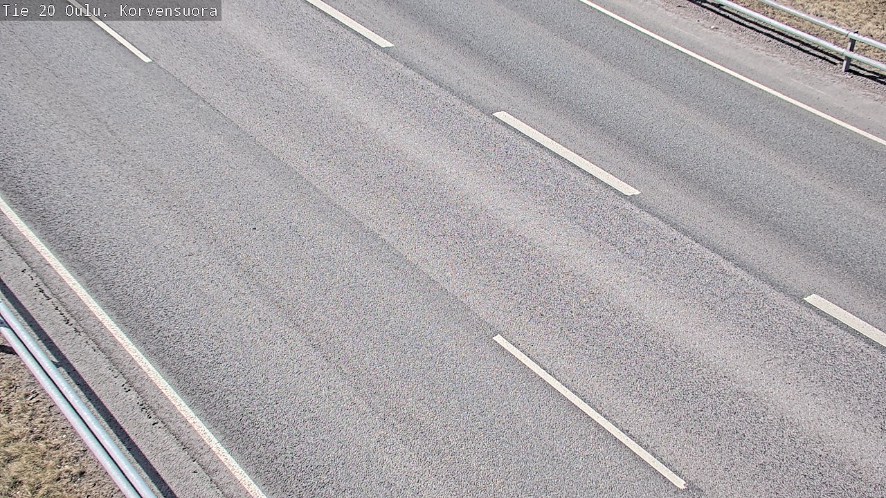 Weather Camera Image Road 20 Oulu Korvensuora, Oulu, Pohjois-Pohjanmaa