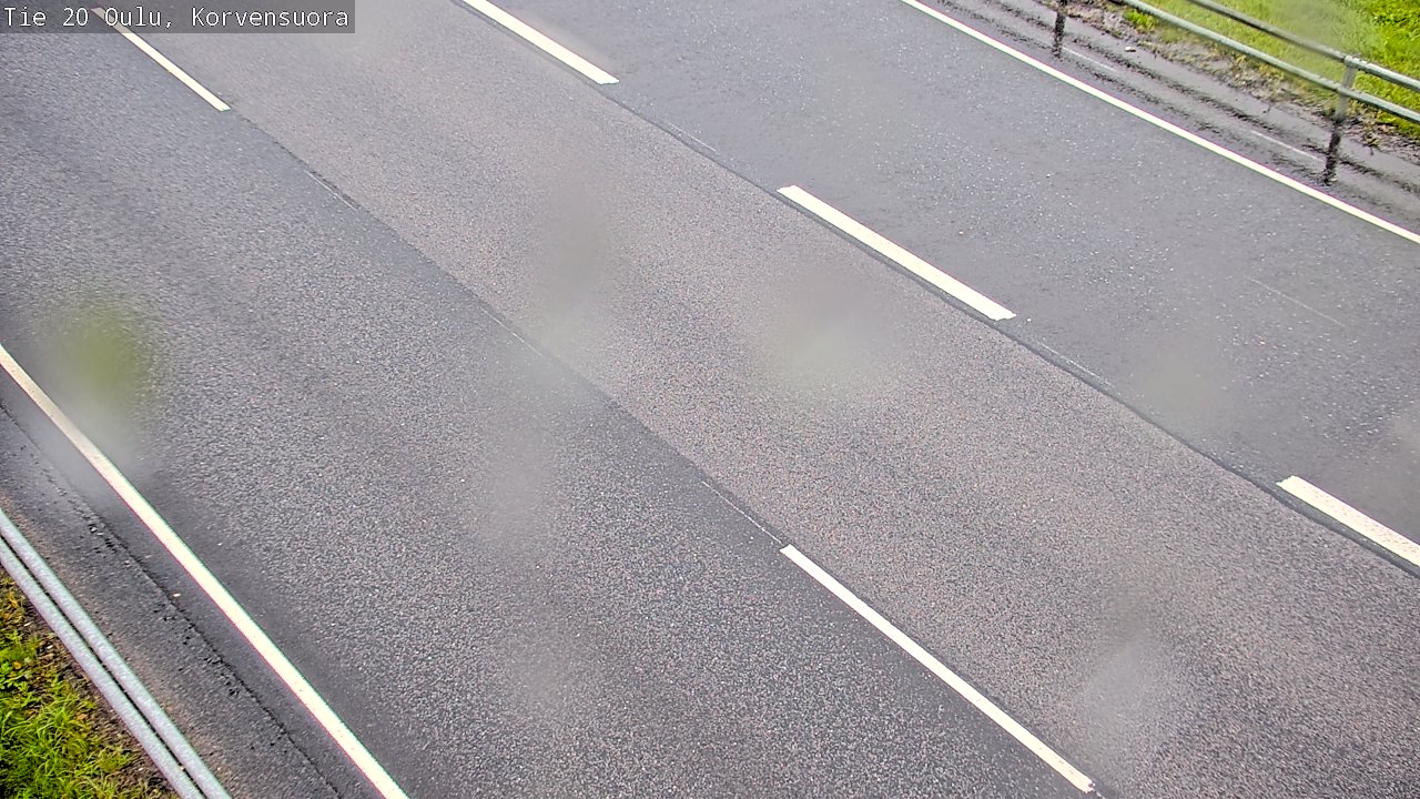 Weather Camera Image Road 20 Oulu Korvensuora, Oulu, Pohjois-Pohjanmaa