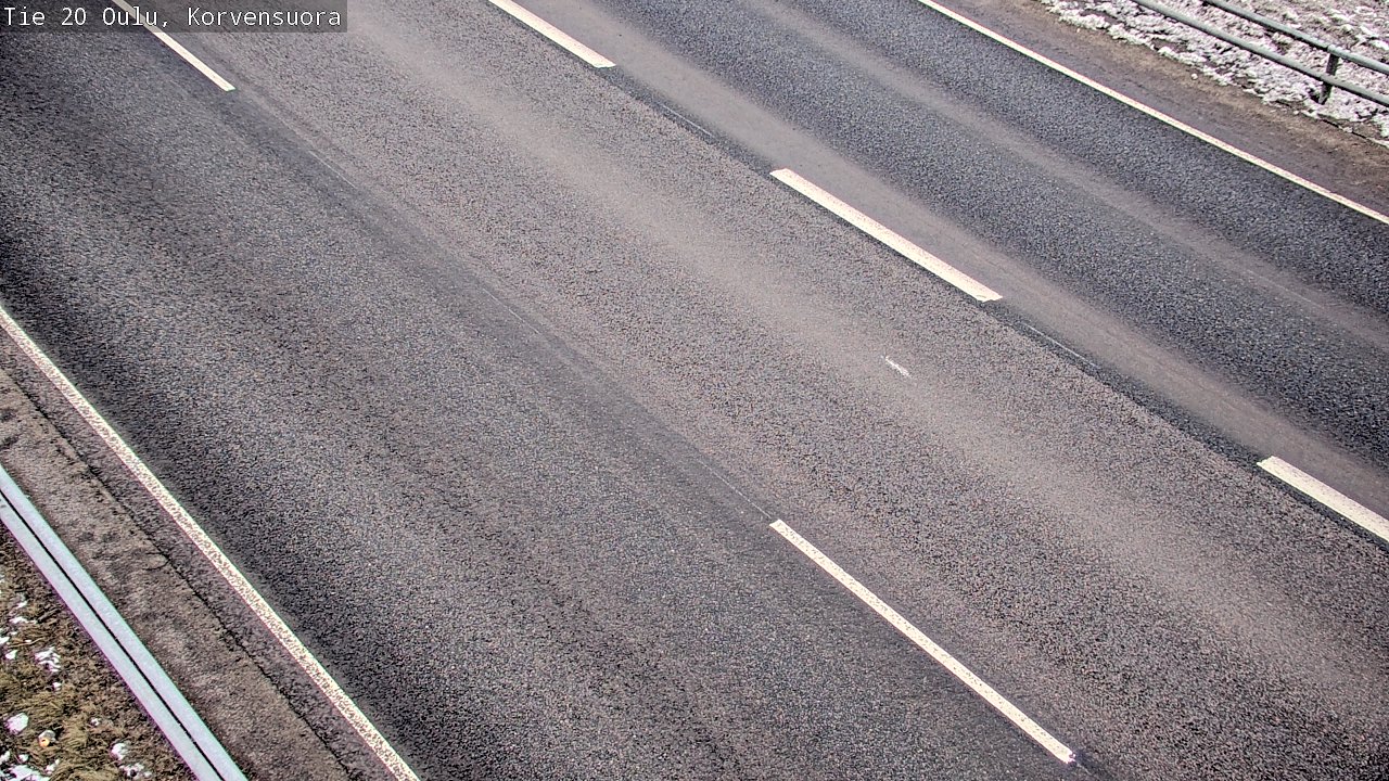 Kelikamerat Kuva Tie 20 Oulu Korvensuora, Oulu, Pohjois-Pohjanmaa