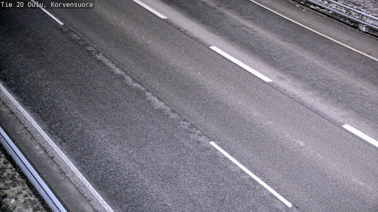 Weather Camera Image Väg 20 Uleåborg Korvensuora, Oulu, Pohjois-Pohjanmaa