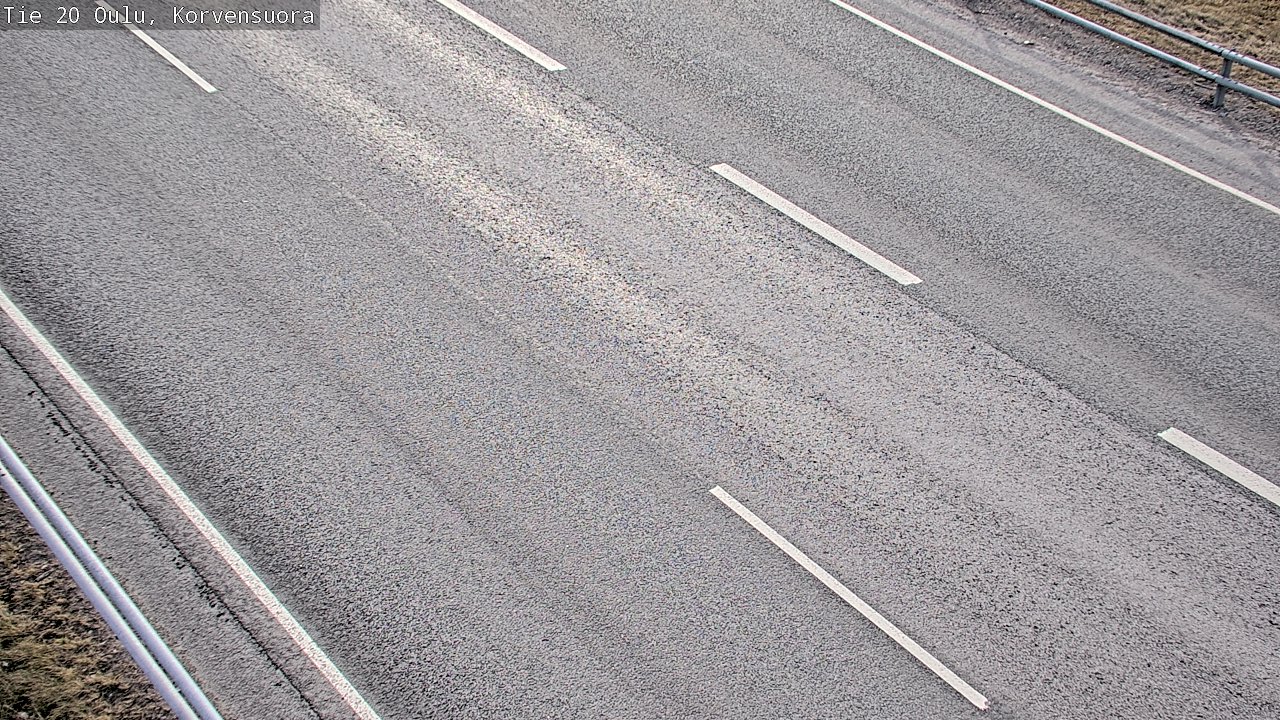 Weather Camera Image Road 20 Oulu Korvensuora, Oulu, Pohjois-Pohjanmaa