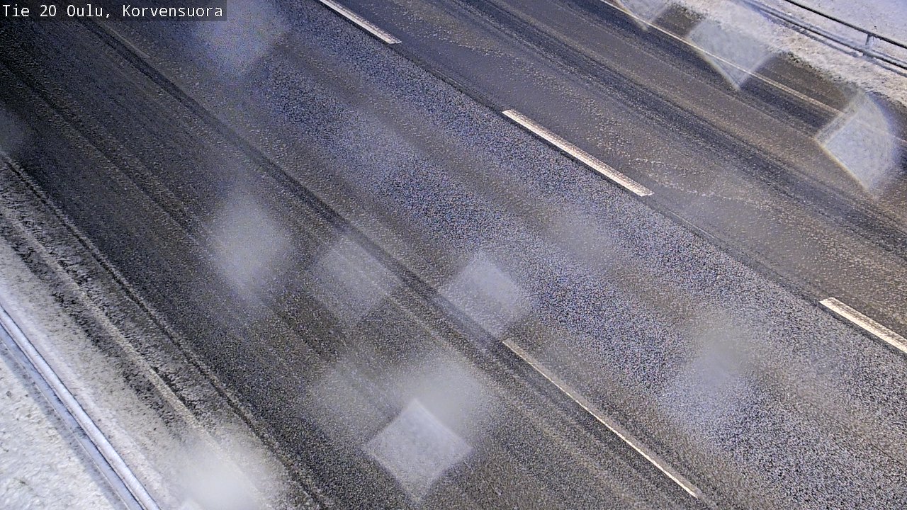 Weather Camera Image Väg 20 Uleåborg Korvensuora, Oulu, Pohjois-Pohjanmaa