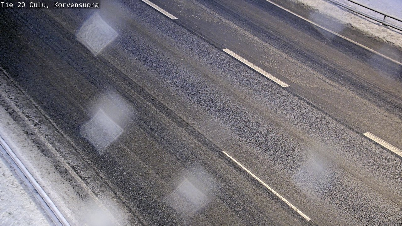 Weather Camera Image Väg 20 Uleåborg Korvensuora, Oulu, Pohjois-Pohjanmaa