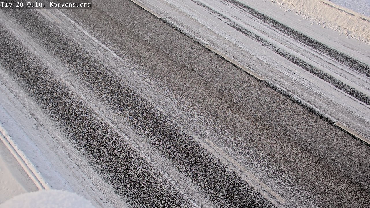 Weather Camera Image Road 20 Oulu Korvensuora, Oulu, Pohjois-Pohjanmaa
