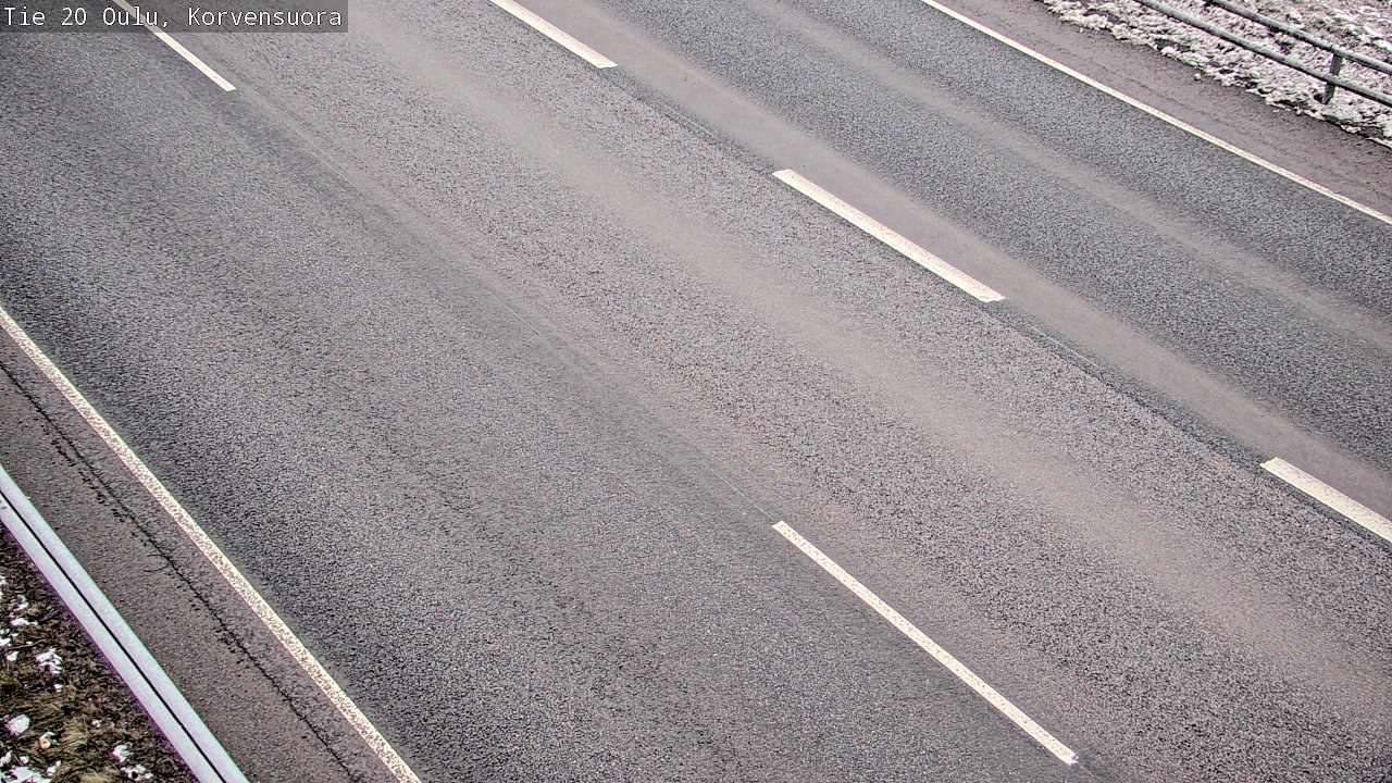 Kelikamerat Kuva Tie 20 Oulu Korvensuora, Oulu, Pohjois-Pohjanmaa