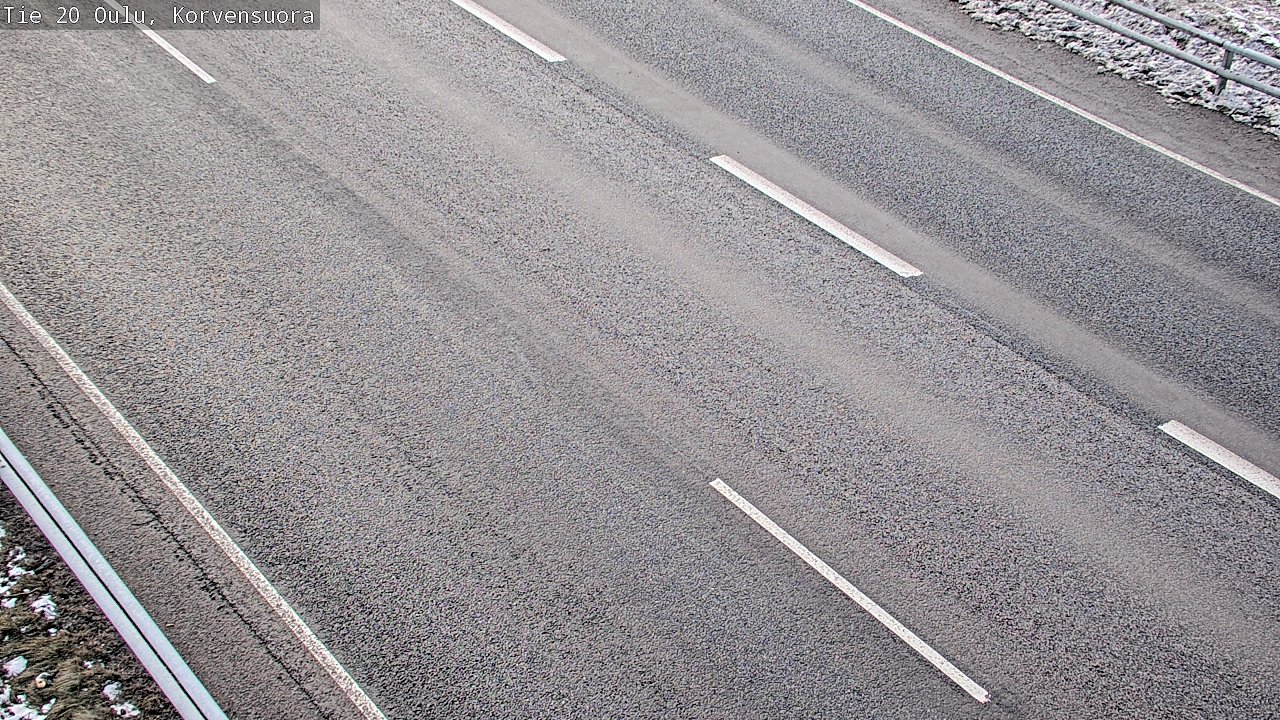 Kelikamerat Kuva Tie 20 Oulu Korvensuora, Oulu, Pohjois-Pohjanmaa
