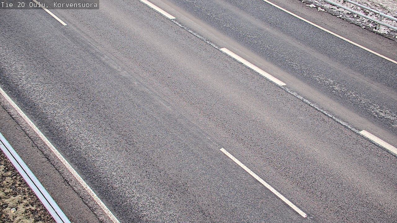 Weather Camera Image Väg 20 Uleåborg Korvensuora, Oulu, Pohjois-Pohjanmaa