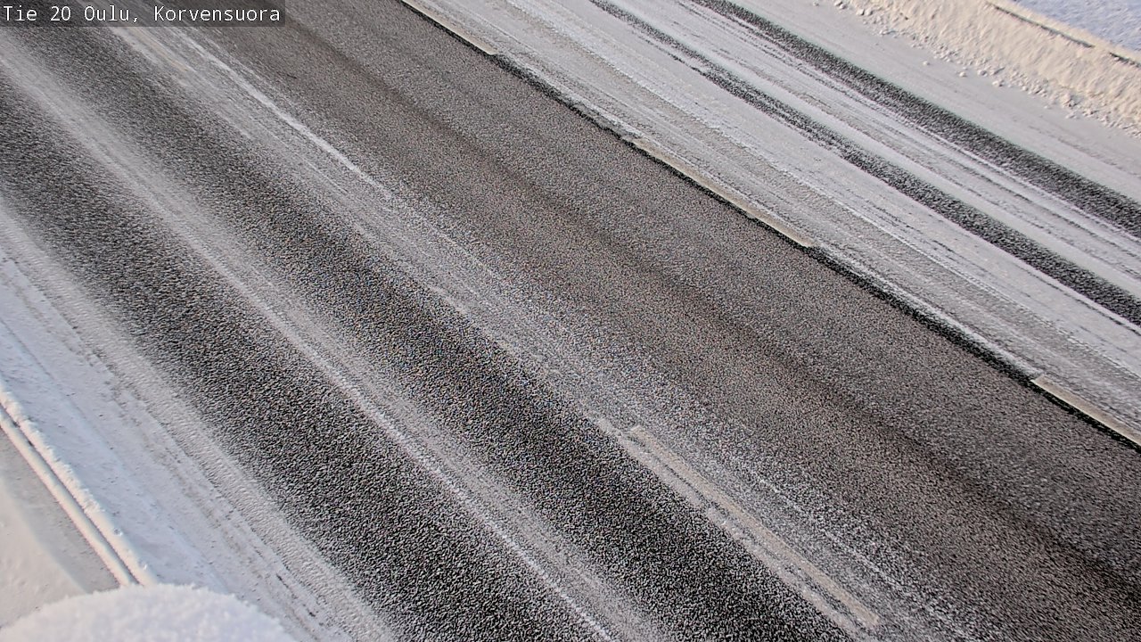 Weather Camera Image Road 20 Oulu Korvensuora, Oulu, Pohjois-Pohjanmaa