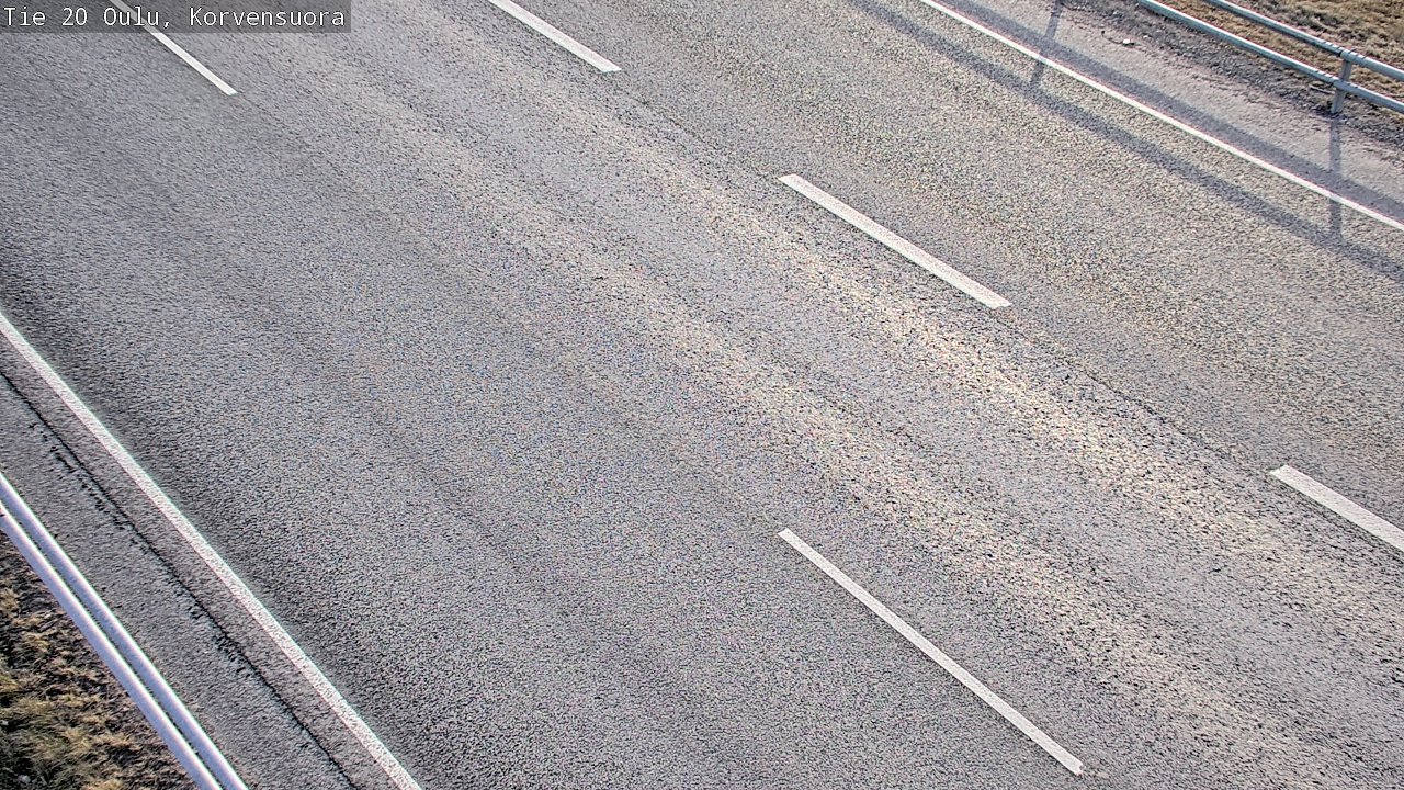 Weather Camera Image Road 20 Oulu Korvensuora, Oulu, Pohjois-Pohjanmaa