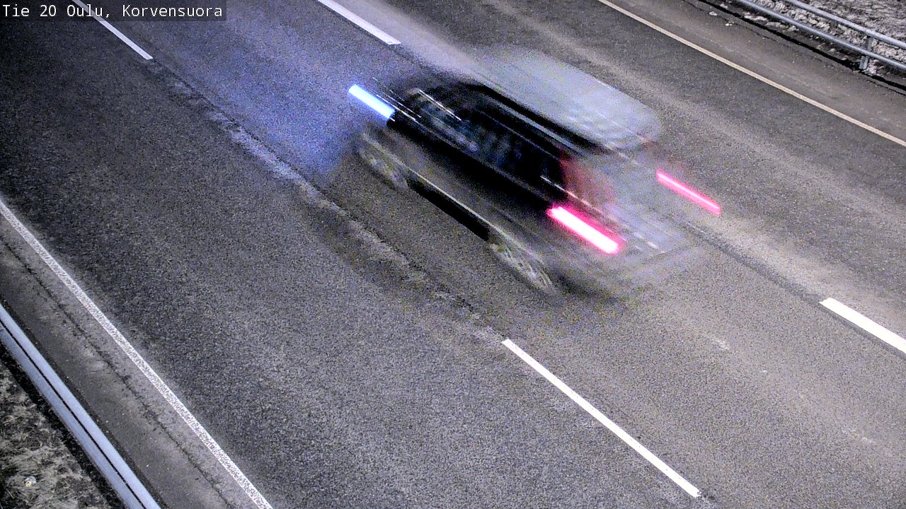 Weather Camera Image Väg 20 Uleåborg Korvensuora, Oulu, Pohjois-Pohjanmaa