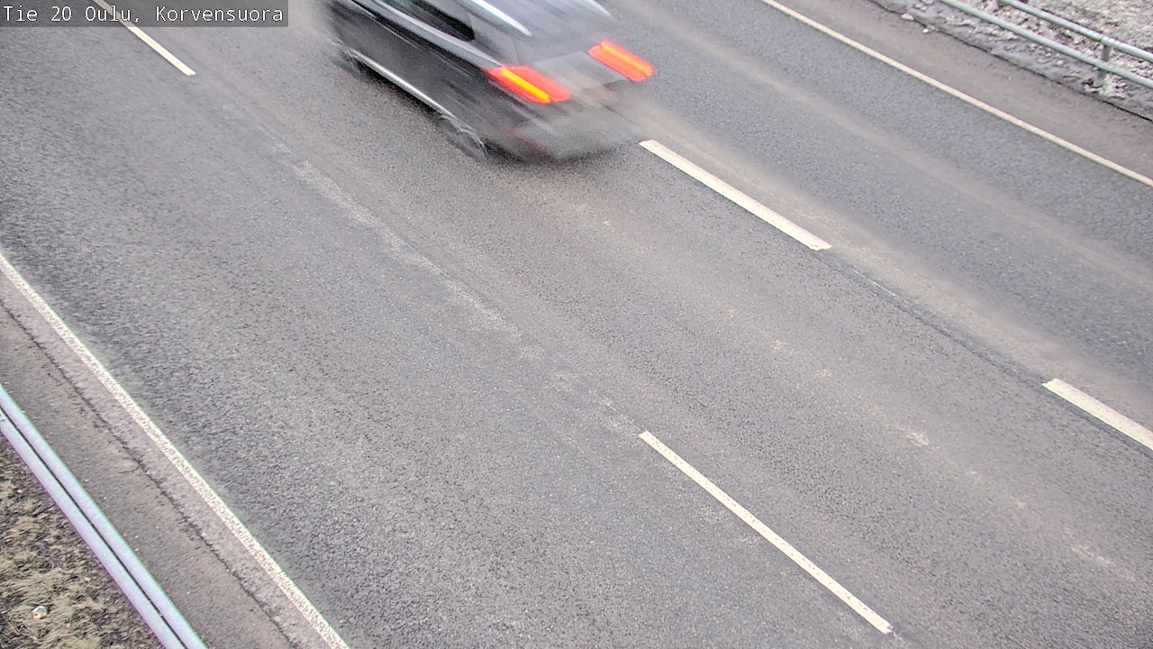 Weather Camera Image Väg 20 Uleåborg Korvensuora, Oulu, Pohjois-Pohjanmaa