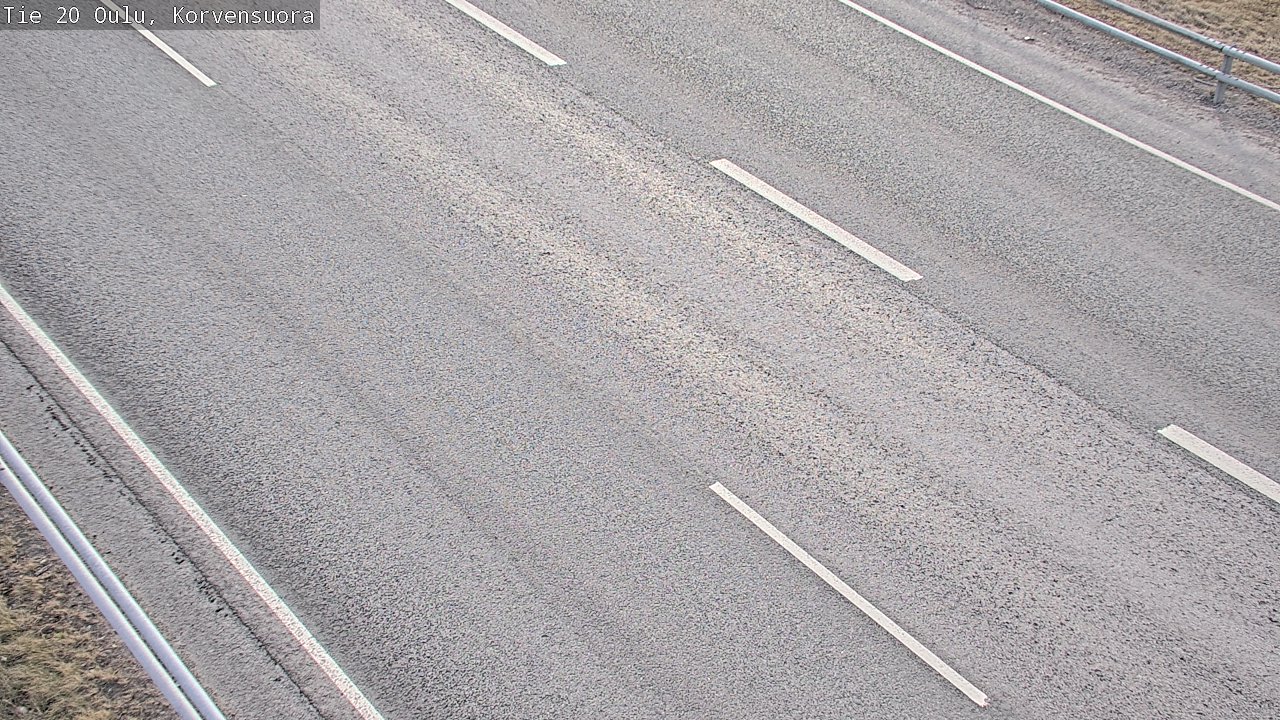 Weather Camera Image Road 20 Oulu Korvensuora, Oulu, Pohjois-Pohjanmaa