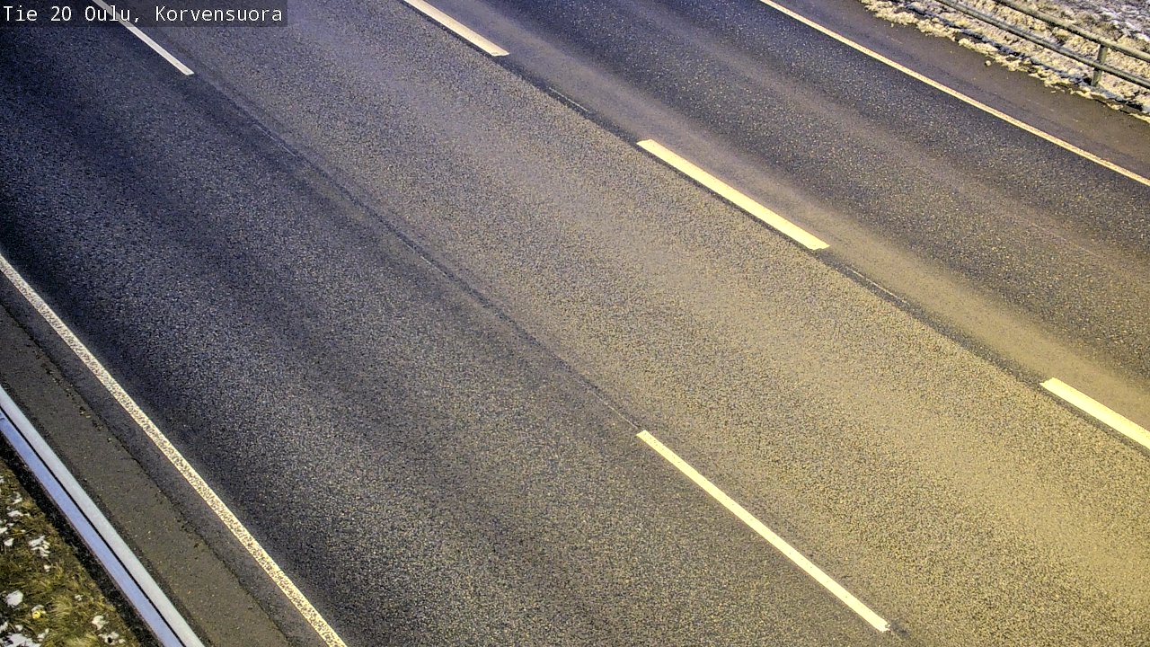 Kelikamerat Kuva Tie 20 Oulu Korvensuora, Oulu, Pohjois-Pohjanmaa