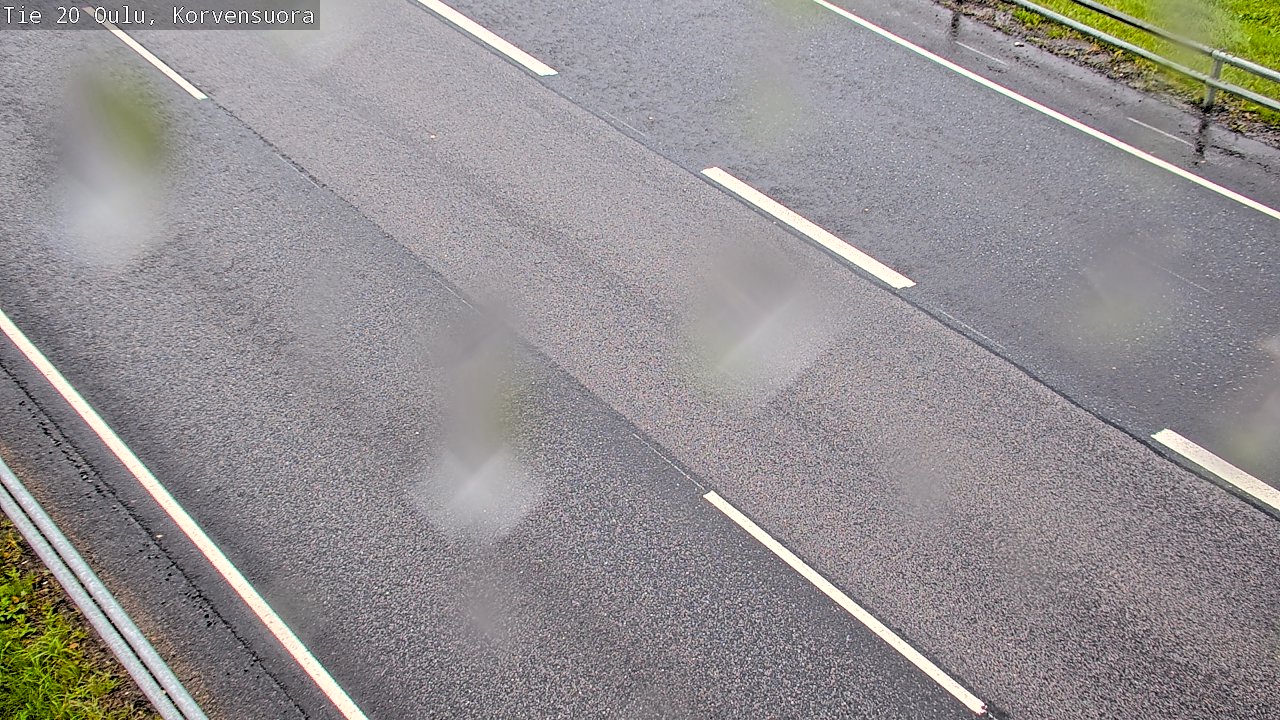 Weather Camera Image Road 20 Oulu Korvensuora, Oulu, Pohjois-Pohjanmaa